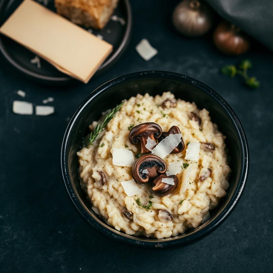 Risoto de cogumelos