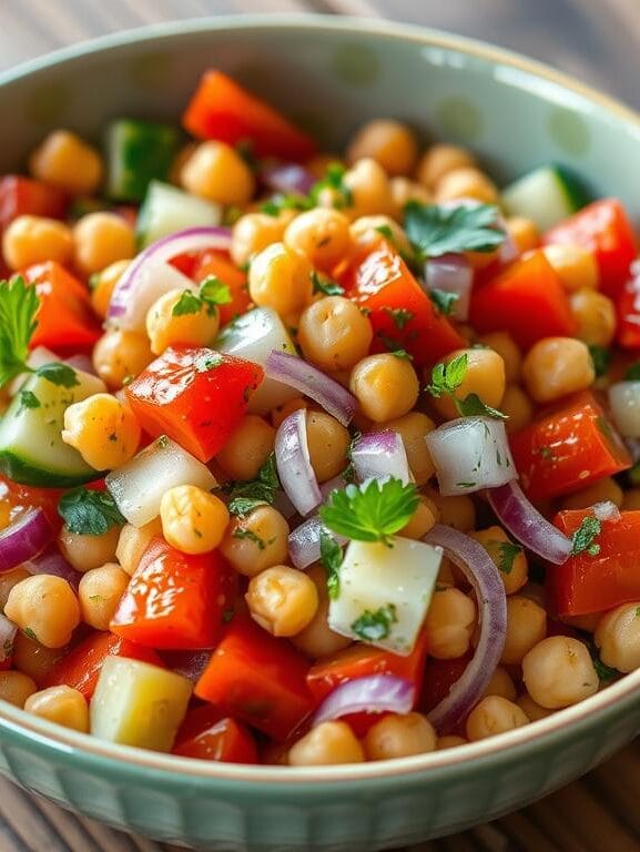 Salada de Grão-de-Bico