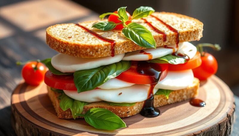 Sanduíche Caprese Gourmet