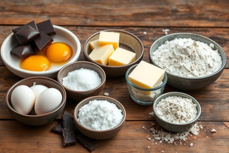 ingredientes petit gâteau