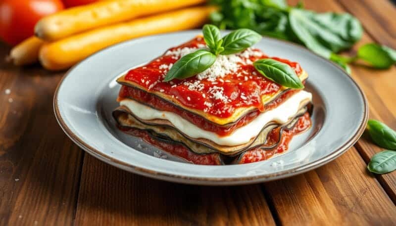 Lasanha de berinjela