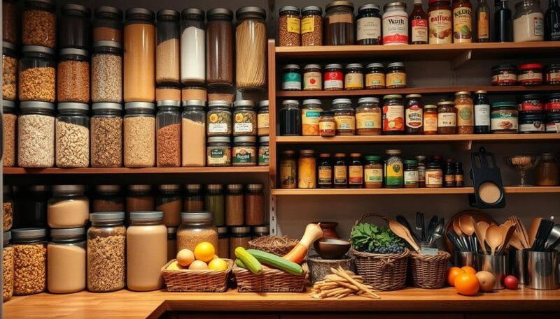 Organização da despensa