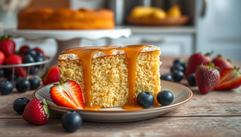 bolo de fubá cremoso