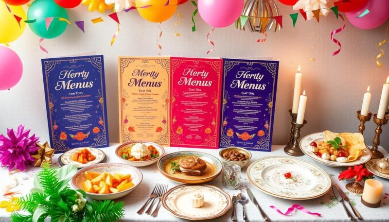 cardápios temáticos