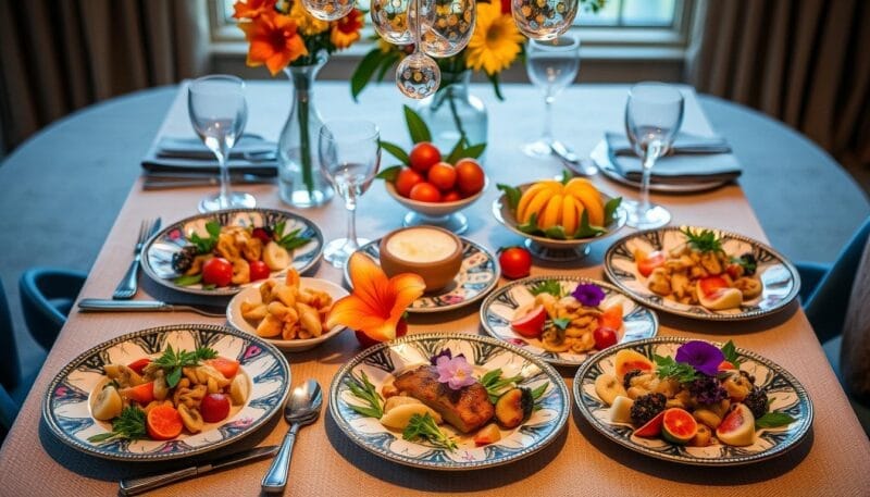 decoração de pratos